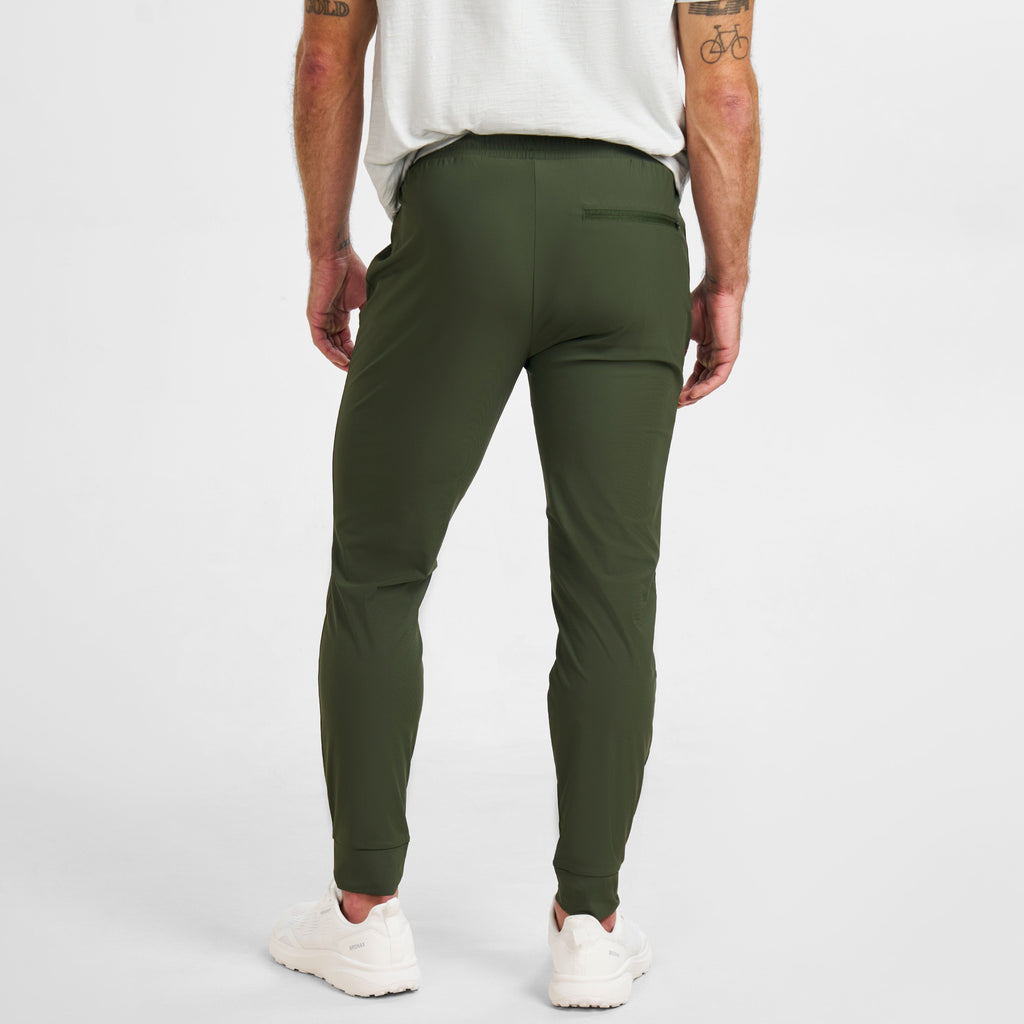 Deep Green Blend Running Pants