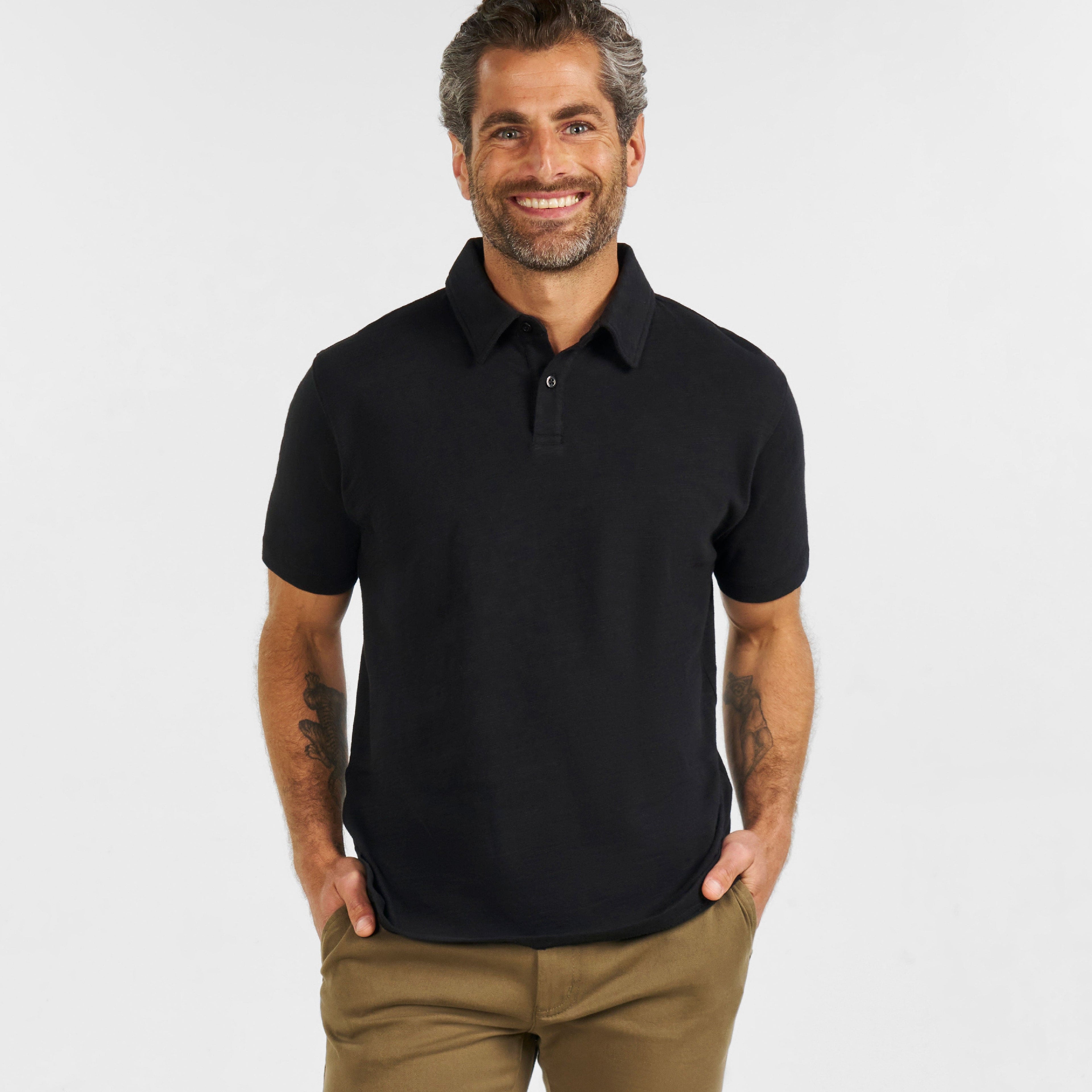 Jet Black Light Polo