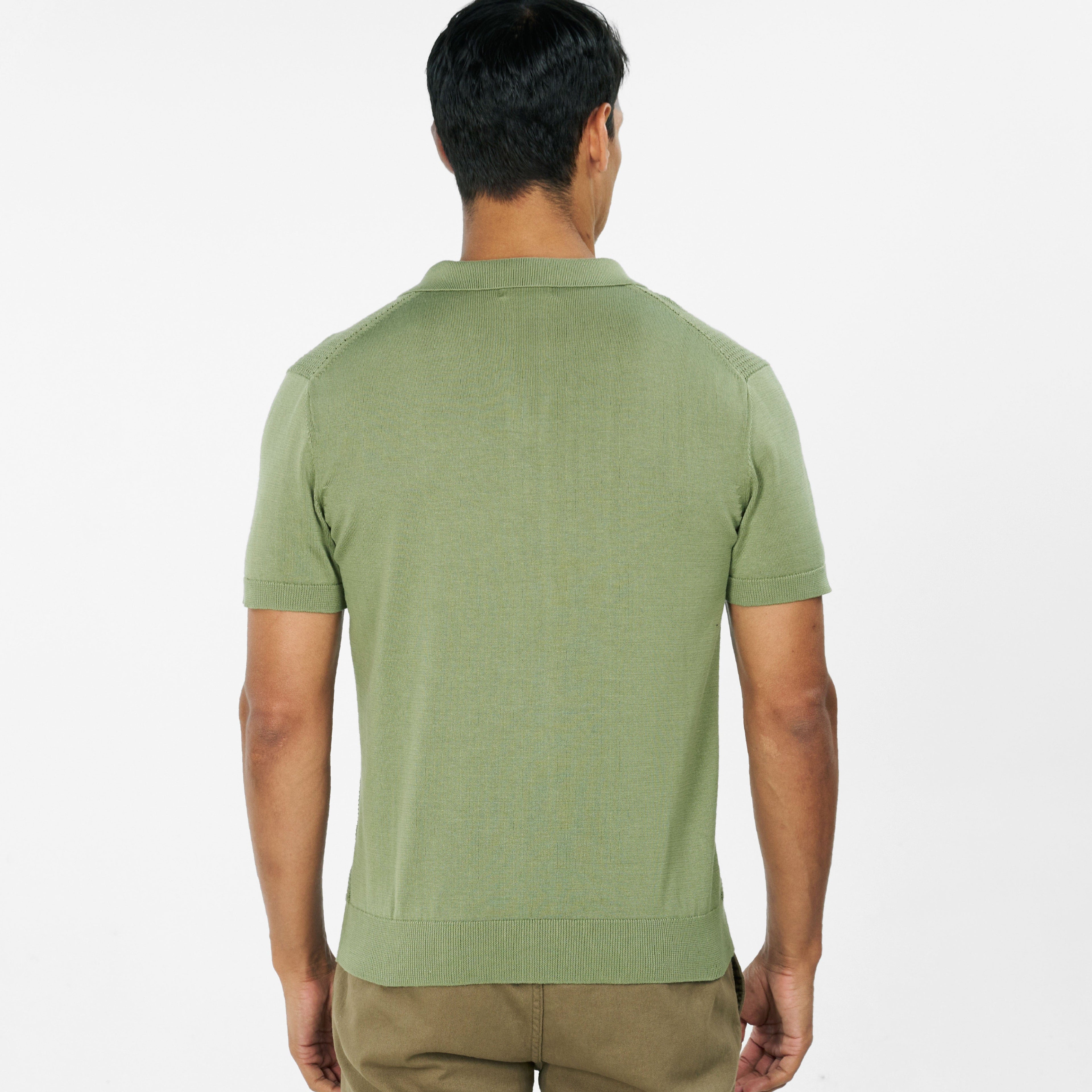 Emerald Knitted Polo