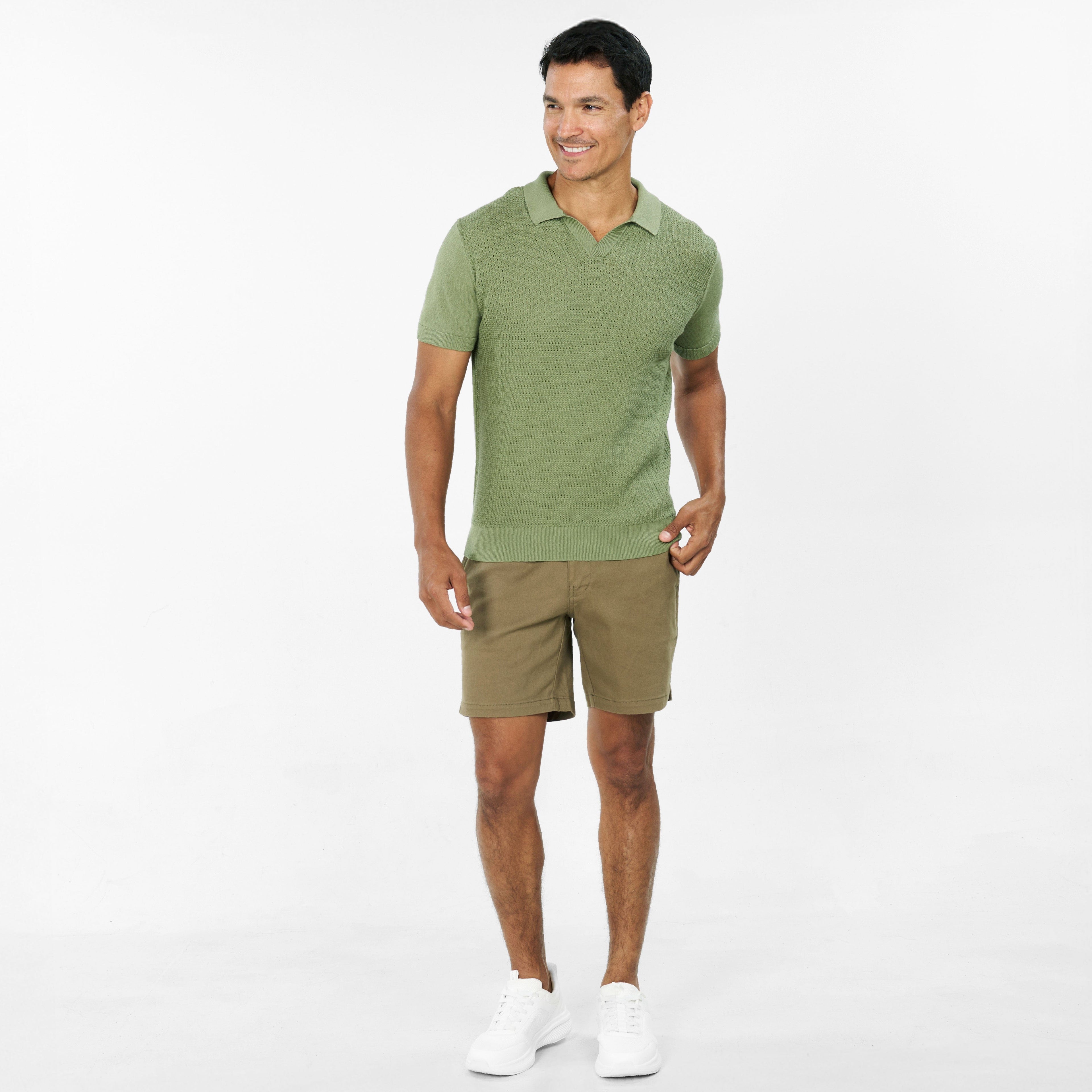 Emerald Knitted Polo