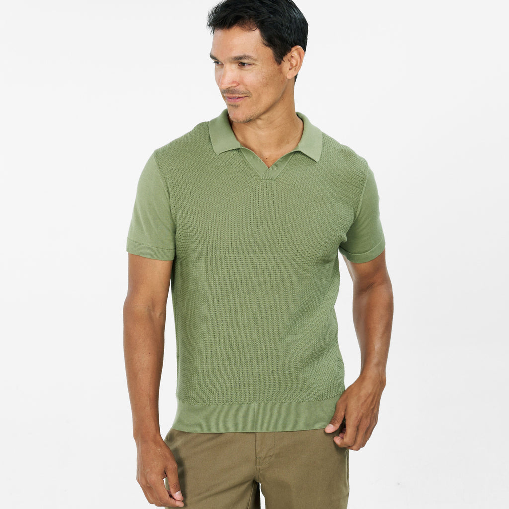 Emerald Knitted Polo