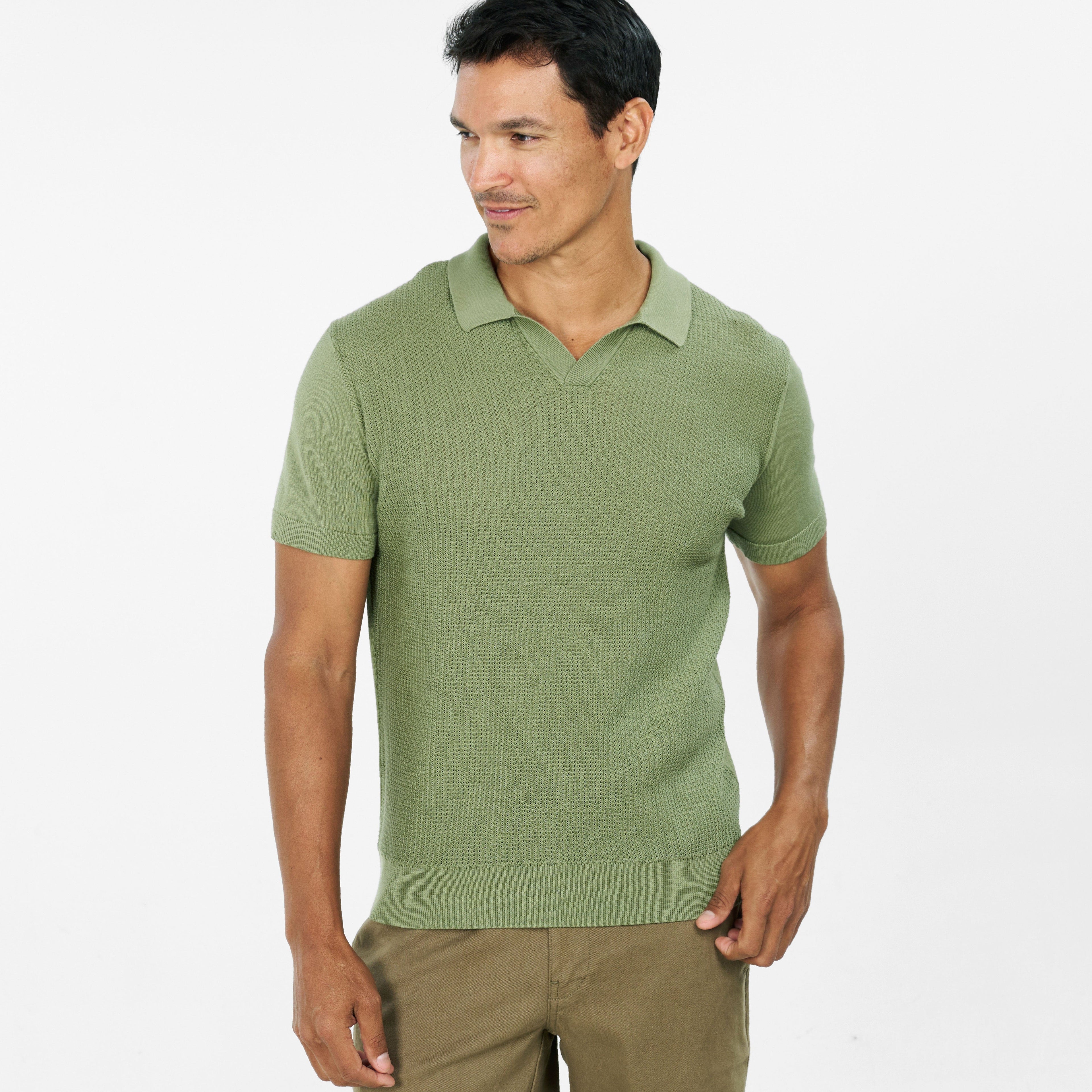 Emerald Knitted Polo