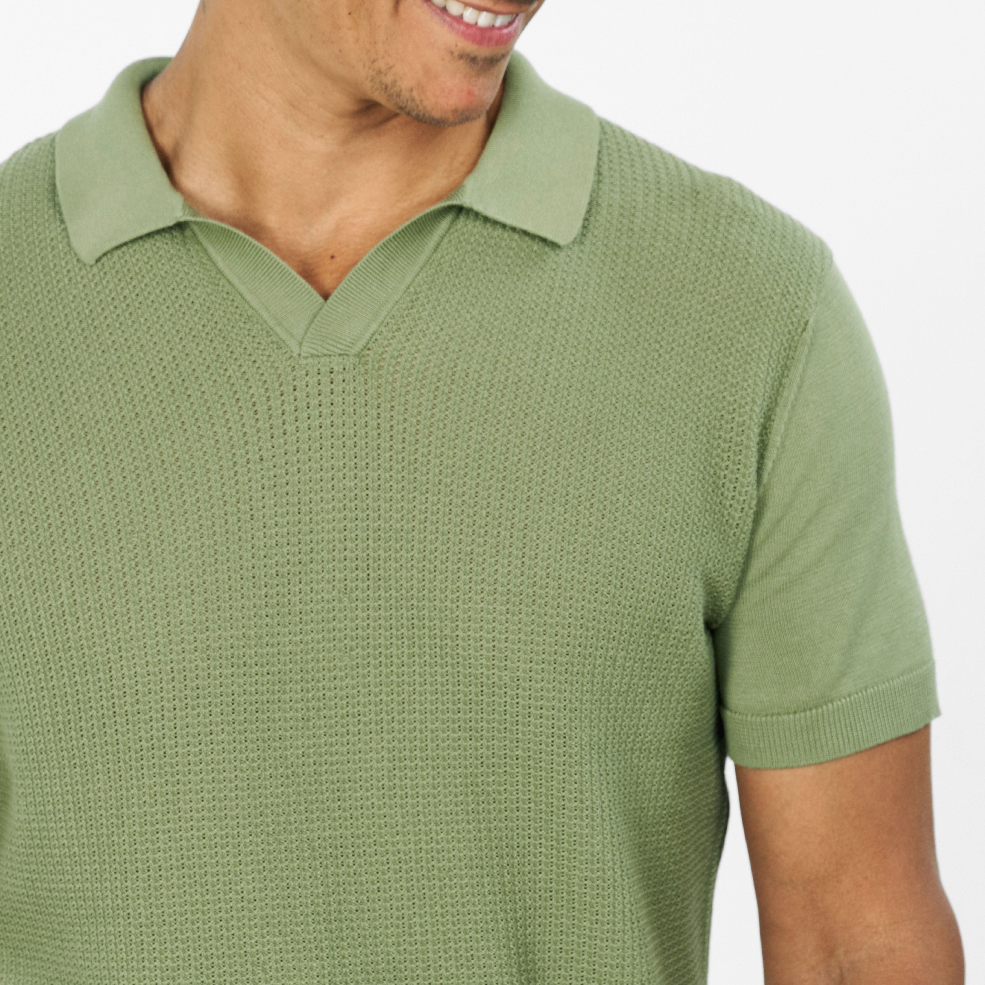 Emerald Knitted Polo