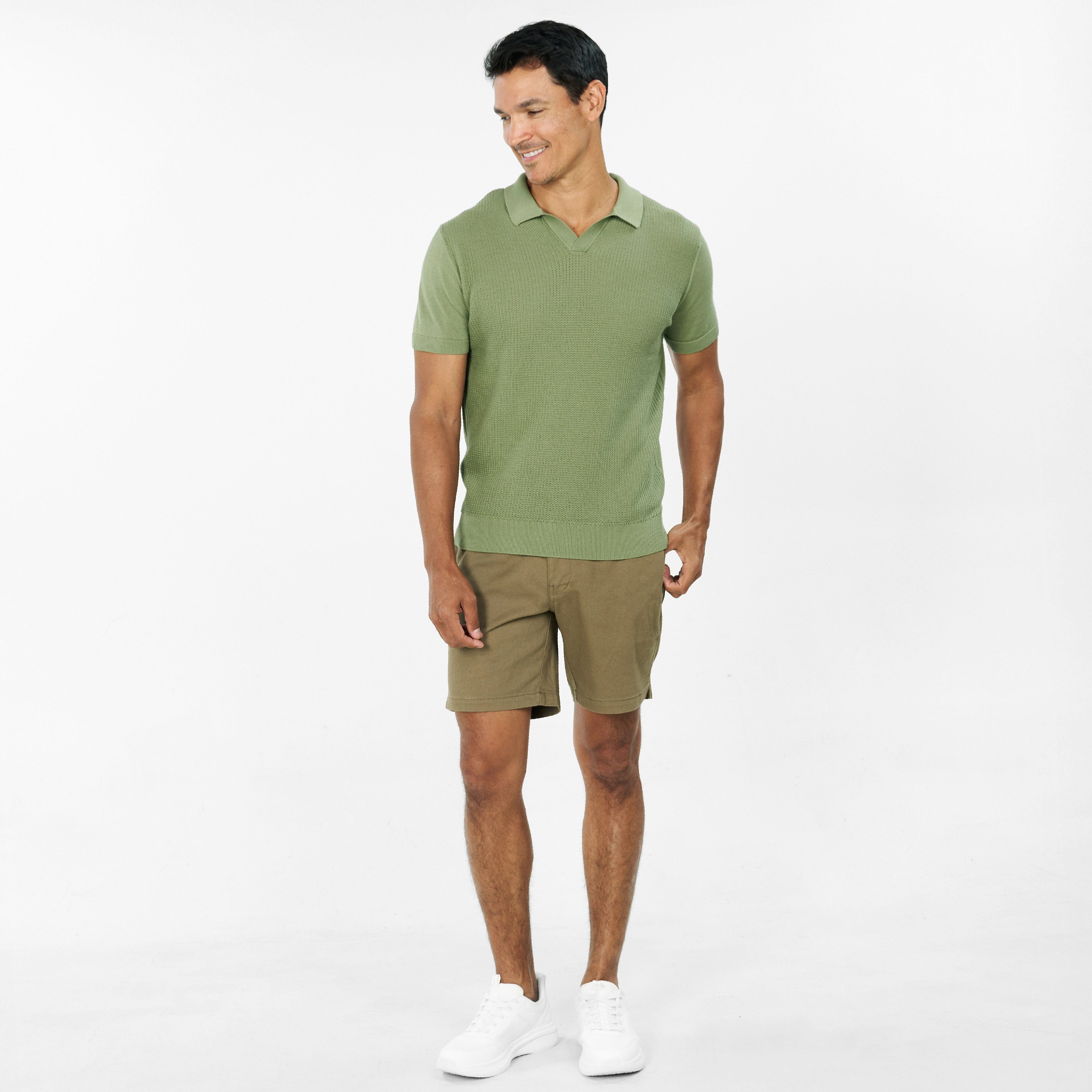 Emerald Knitted Polo