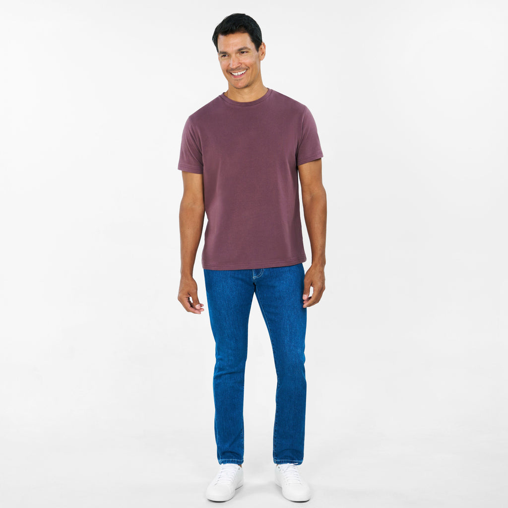 Berry Purple Crew Tee