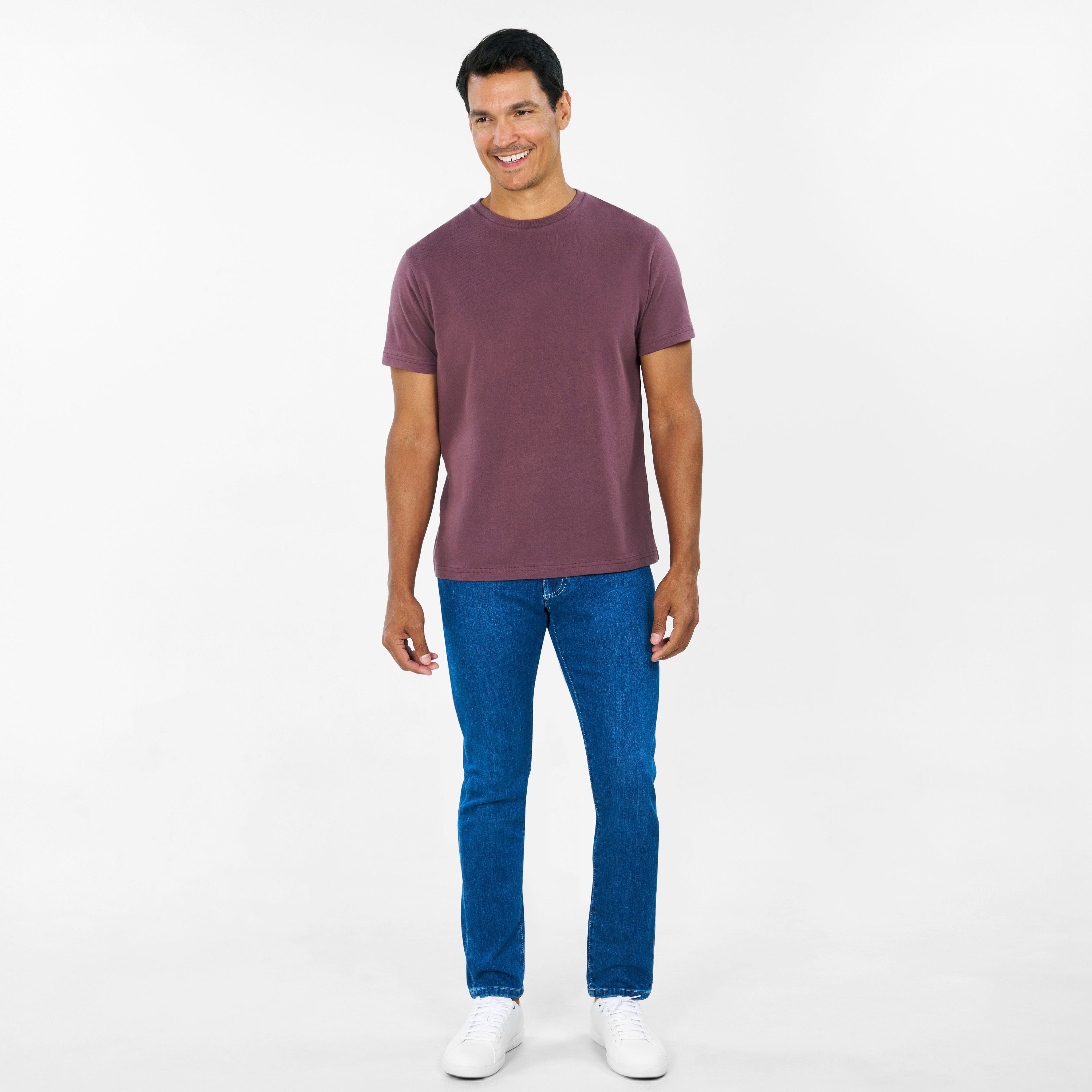 Berry Purple Crew Tee