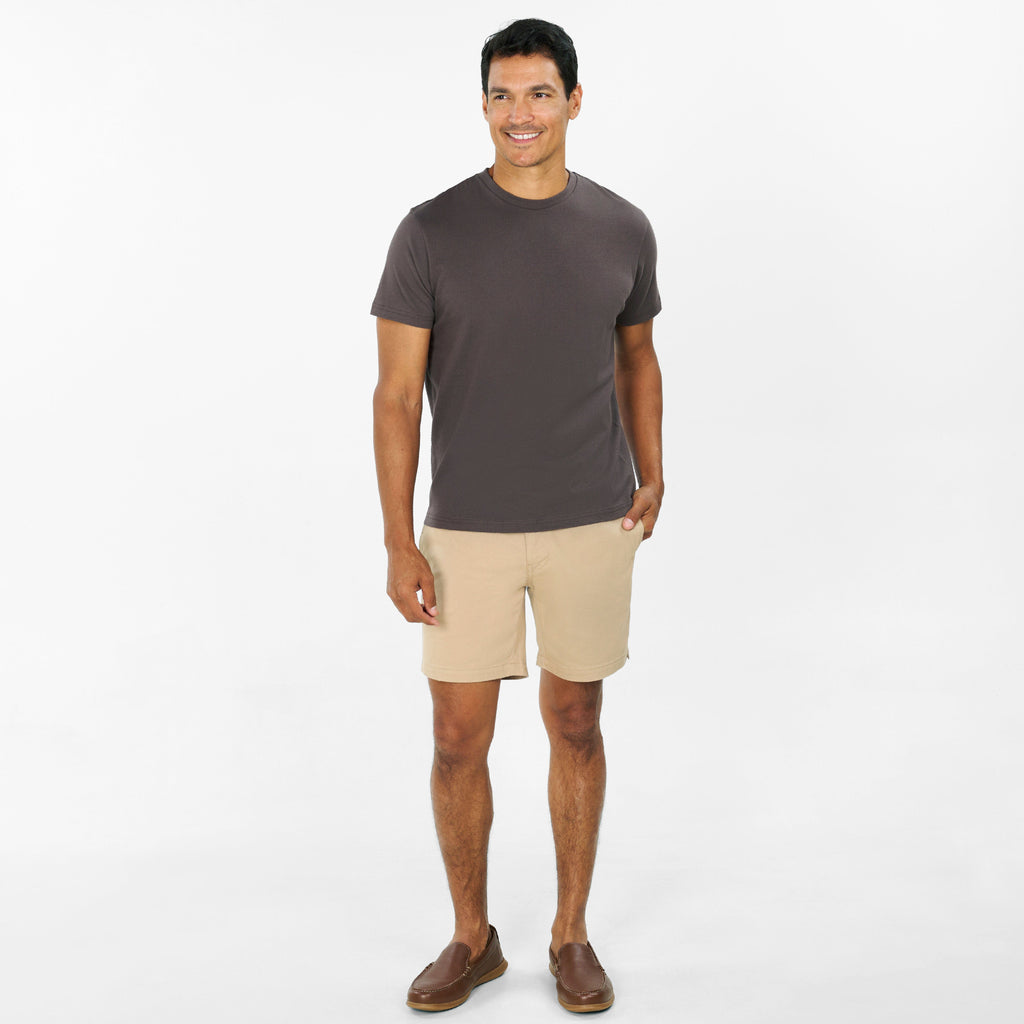 Stone Grey Crew Shirt
