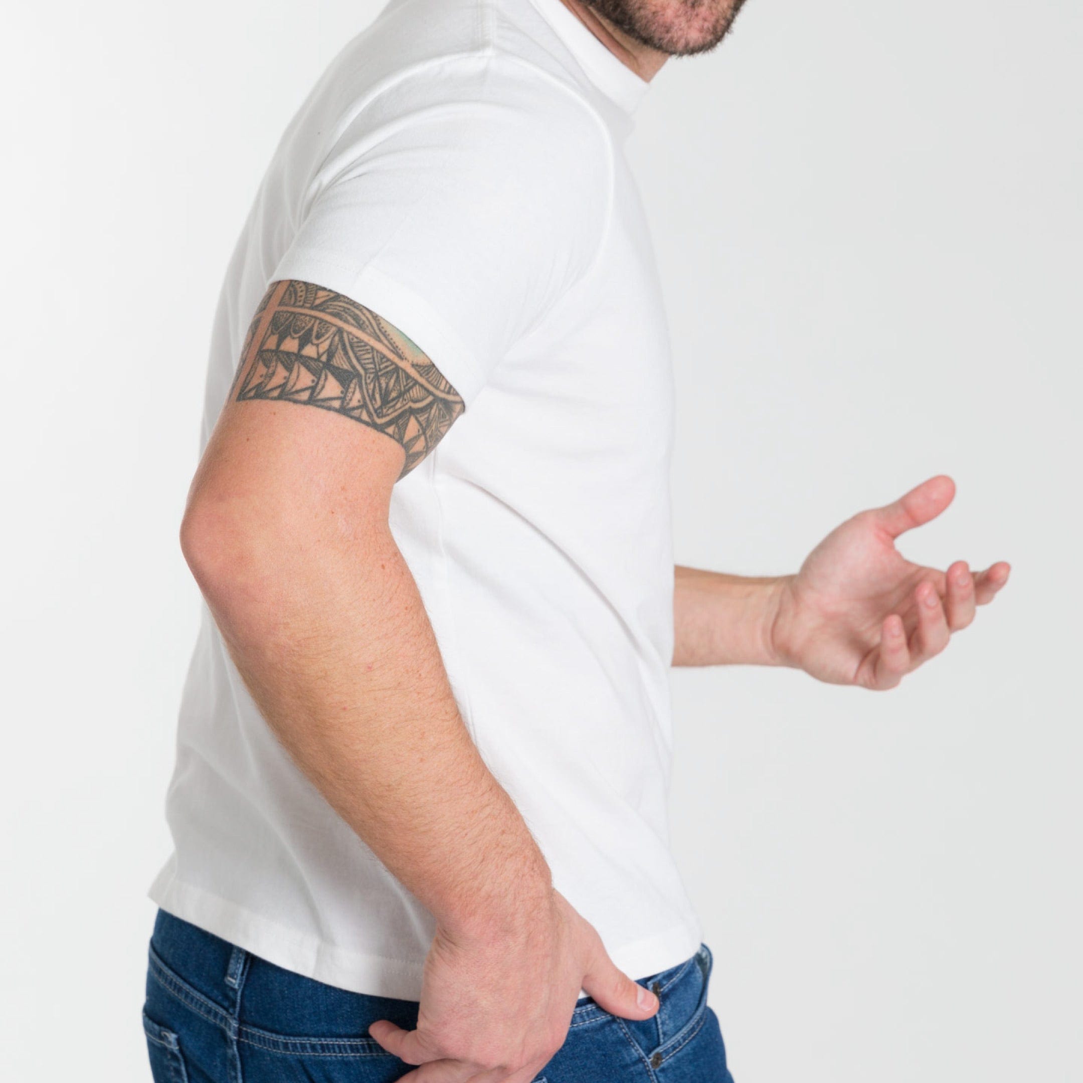Ivory Crew Neck Tee