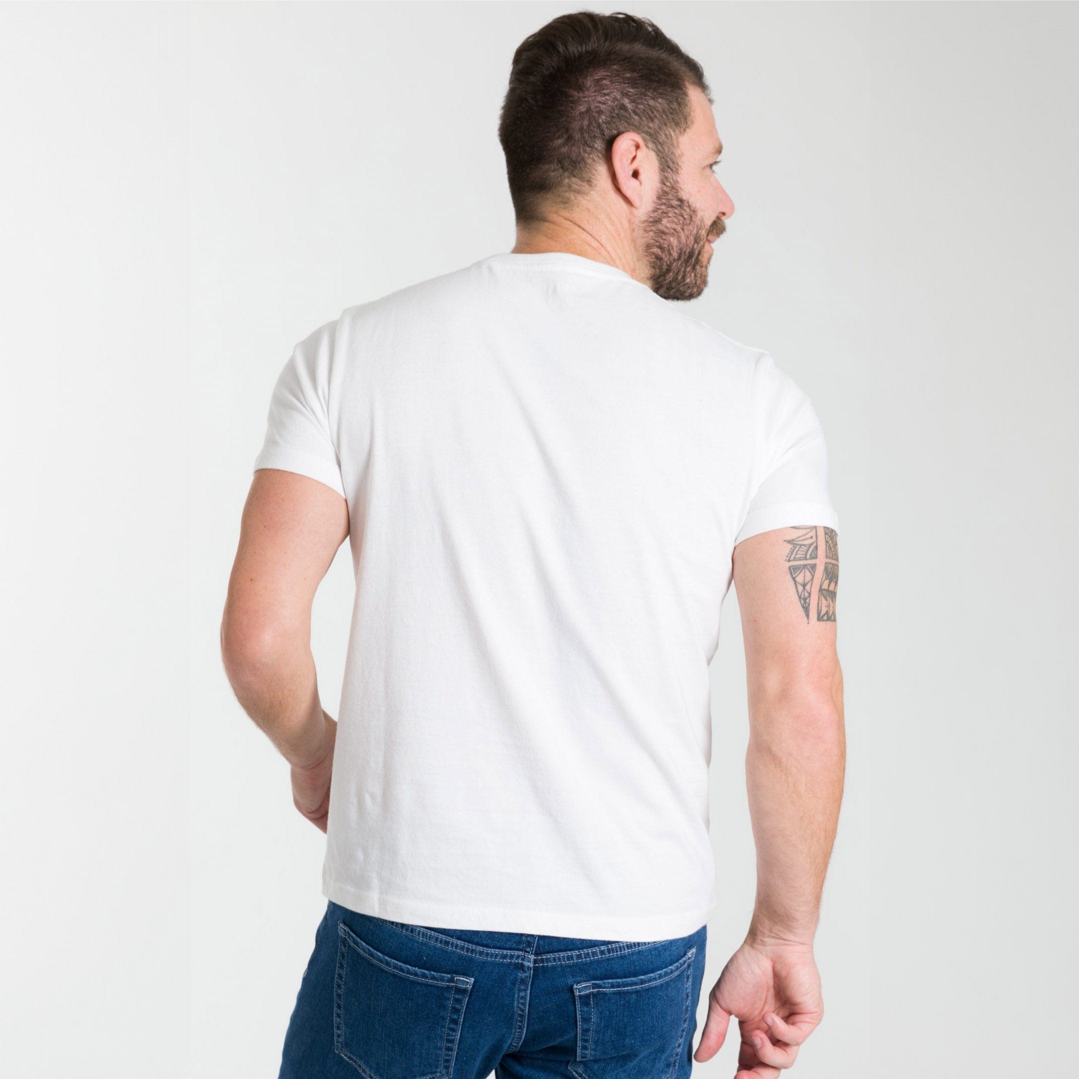 Ivory Crew Neck Tee
